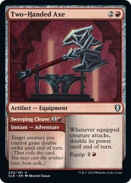 Two-Handed Axe card from Commander Legends: Battle for Baldur's Gate