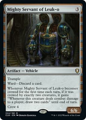 Mighty Servant of Leuk-o card from Commander Legends: Battle for Baldur's Gate