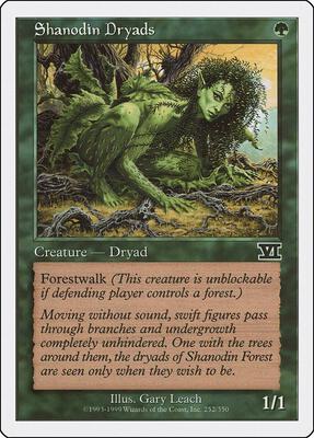 Shanodin Dryads card from Classic Sixth Edition