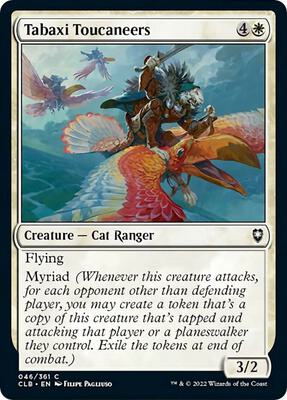 Tabaxi Toucaneers card from Commander Legends: Battle for Baldur's Gate