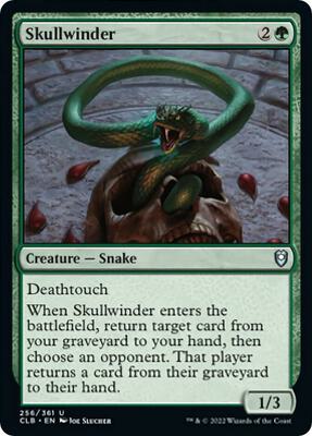 Skullwinder card from Commander Legends: Battle for Baldur's Gate