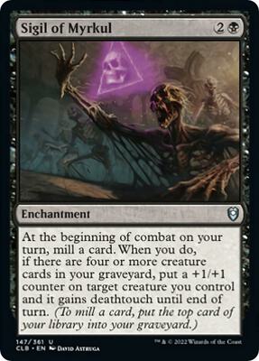 Sigil of Myrkul card from Commander Legends: Battle for Baldur's Gate