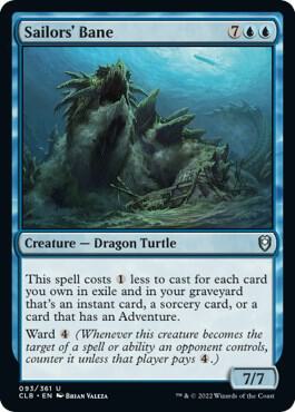 Sailors' Bane card from Commander Legends: Battle for Baldur's Gate