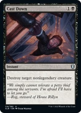 Cast Down card from Commander Legends: Battle for Baldur's Gate
