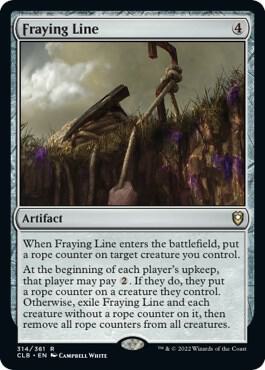 Fraying Line card from Commander Legends: Battle for Baldur's Gate