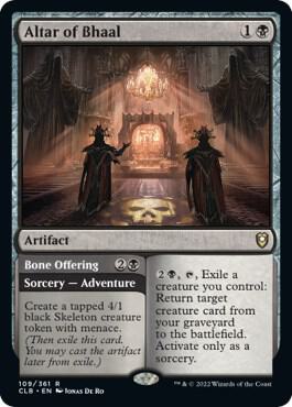 Altar of Bhaal card from Commander Legends: Battle for Baldur's Gate