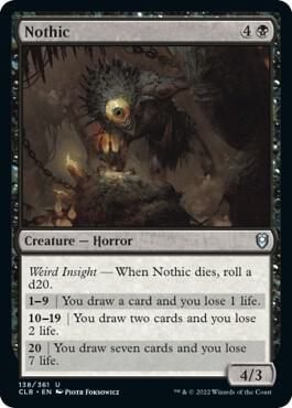 Nothic card from Commander Legends: Battle for Baldur's Gate