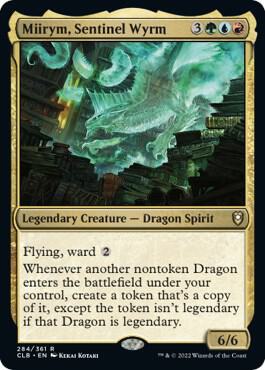 Miirym, Sentinel Wyrm card from Commander Legends: Battle for Baldur's Gate