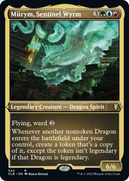 Miirym, Sentinel Wyrm (Foil Etched) card from Commander Legends: Battle for Baldur's Gate