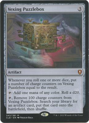Vexing Puzzlebox card from Commander Legends: Battle for Baldur's Gate