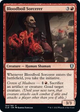 Bloodboil Sorcerer card from Commander Legends: Battle for Baldur's Gate
