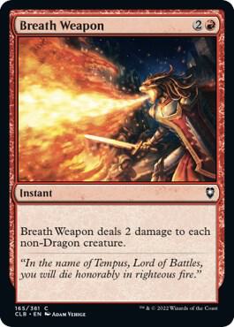 Breath Weapon card from Commander Legends: Battle for Baldur's Gate
