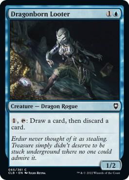 Dragonborn Looter card from Commander Legends: Battle for Baldur's Gate