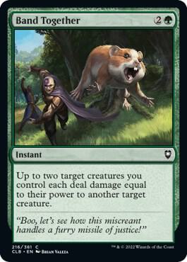 Band Together card from Commander Legends: Battle for Baldur's Gate