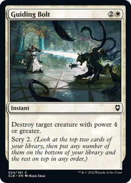 Guiding Bolt card from Commander Legends: Battle for Baldur's Gate