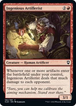 Ingenious Artillerist card from Commander Legends: Battle for Baldur's Gate