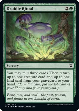 Druidic Ritual card from Commander Legends: Battle for Baldur's Gate