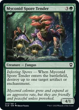 Myconid Spore Tender card from Commander Legends: Battle for Baldur's Gate