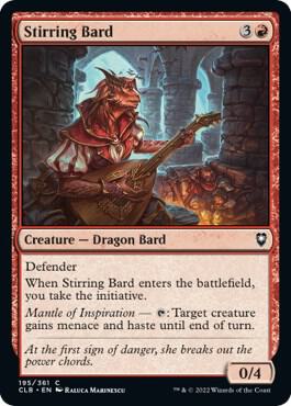 Stirring Bard card from Commander Legends: Battle for Baldur's Gate