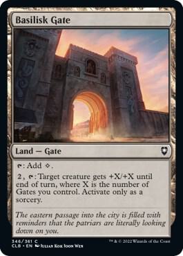 Basilisk Gate card from Commander Legends: Battle for Baldur's Gate
