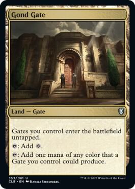 Gond Gate card from Commander Legends: Battle for Baldur's Gate