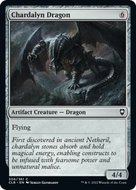 Chardalyn Dragon card from Commander Legends: Battle for Baldur's Gate