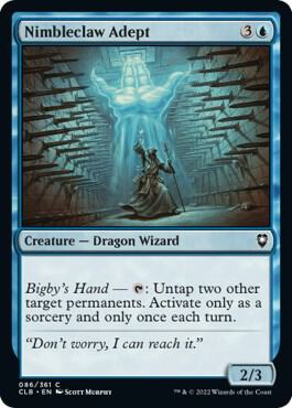 Nimbleclaw Adept card from Commander Legends: Battle for Baldur's Gate