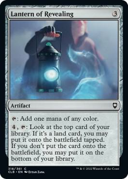 Lantern of Revealing card from Commander Legends: Battle for Baldur's Gate
