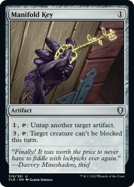 Manifold Key card from Commander Legends: Battle for Baldur's Gate