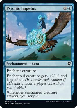 Psychic Impetus card from Commander Legends: Battle for Baldur's Gate