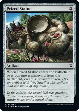 Prized Statue card from Commander Legends: Battle for Baldur's Gate