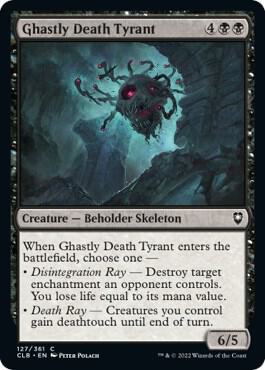 Ghastly Death Tyrant card from Commander Legends: Battle for Baldur's Gate