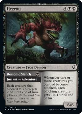 Hezrou card from Commander Legends: Battle for Baldur's Gate