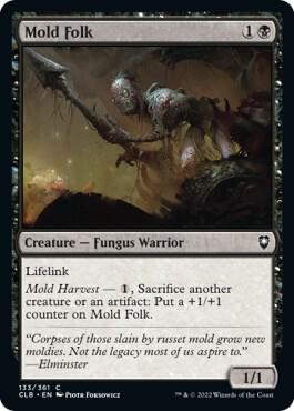 Mold Folk card from Commander Legends: Battle for Baldur's Gate