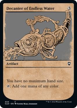 Decanter of Endless Water (Showcase) card from Commander Legends: Battle for Baldur's Gate