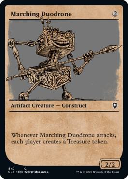 Marching Duodrone (Showcase) card from Commander Legends: Battle for Baldur's Gate