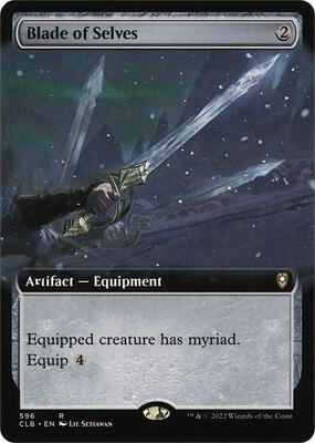Blade of Selves (Extended Art) card from Commander Legends: Battle for Baldur's Gate