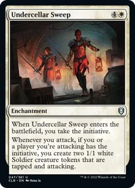 Undercellar Sweep card from Commander Legends: Battle for Baldur's Gate