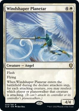 Windshaper Planetar card from Commander Legends: Battle for Baldur's Gate
