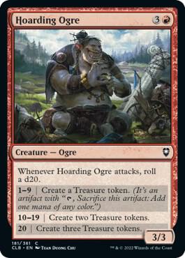 Hoarding Ogre card from Commander Legends: Battle for Baldur's Gate