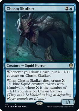 Chasm Skulker card from Commander Legends: Battle for Baldur's Gate