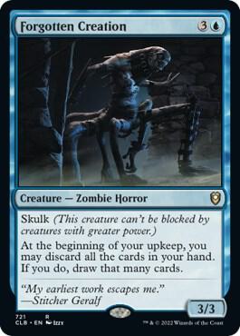 Forgotten Creation card from Commander Legends: Battle for Baldur's Gate