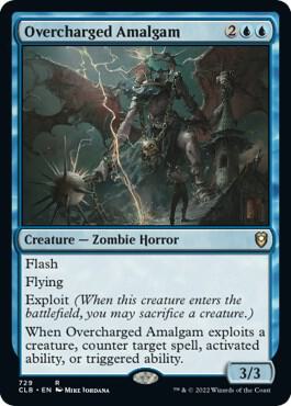 Overcharged Amalgam card from Commander Legends: Battle for Baldur's Gate