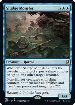 Sludge Monster card from Commander Legends: Battle for Baldur's Gate
