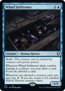 Wharf Infiltrator card from Commander Legends: Battle for Baldur's Gate