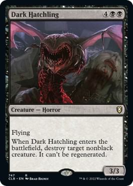 Dark Hatchling card from Commander Legends: Battle for Baldur's Gate