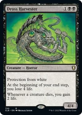 Dross Harvester card from Commander Legends: Battle for Baldur's Gate