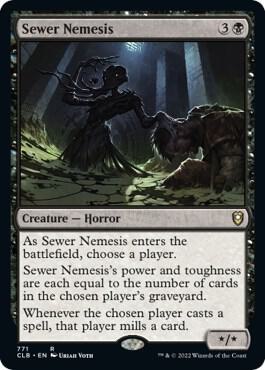 Sewer Nemesis card from Commander Legends: Battle for Baldur's Gate