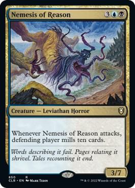 Nemesis of Reason card from Commander Legends: Battle for Baldur's Gate