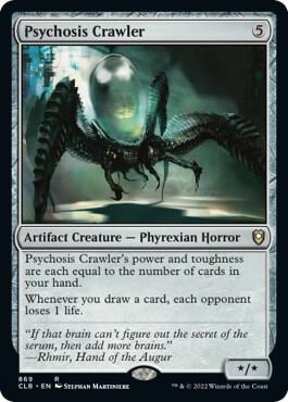 Psychosis Crawler card from Commander Legends: Battle for Baldur's Gate